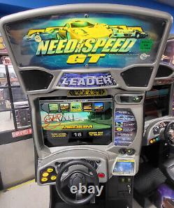 NEED FOR SPEED GT Arcade Sit Down Driving Racing Video Game 24 LCD