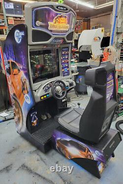 NEED FOR SPEED UNDERGROUND Arcade Sit Down Driving Racing Video Game 24 LCD -U2