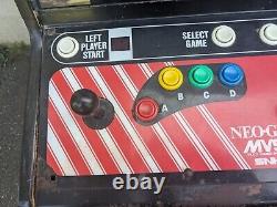 NEO GEO MVS 4 SLOT Arcade Machine Stand Up Classic Video Game MVS-4-25
