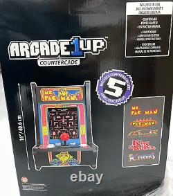 NEW Arcade1Up CounterCade 5 Game Retro Tabletop Arcade Machine Ms. Pac-Man