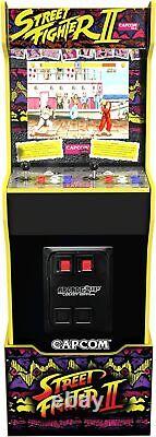 (NEW) Arcade1Up Street Fighter II Capcom Legacy Edition Arcade Machine withRiser