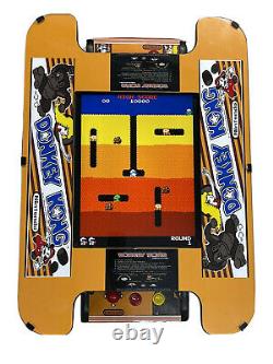 NEW Donkey Kong Ms. PacMan Arcade Machine Galaga Upgraded 60 in 1 Cocktail Table