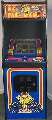 NEW MS. PacMan Classic Arcade Machine Plays 60 Games Pac Man FREE SHIPPING