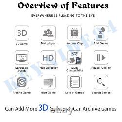 NEW Retro Game Pandora's Box 3D 11000 Games Double Sticks Arcade Console Machine