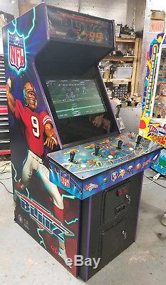 NFL Blitz Full Size Football Arcade Video Game Machine! Works Great! 24 LCD