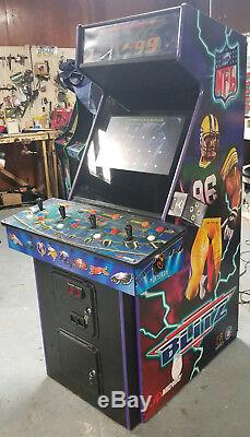 NFL Blitz Full Size Football Arcade Video Game Machine! Works Great! 24 LCD