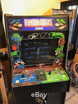 NINTENDO MARIO BROS. Arcade Game Working Machine Original WIDE BODY Cabinet