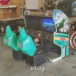 Namco Final Lap Arcade Race Game Machine Video Racetrack Racecar 2 People Car