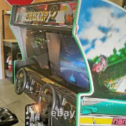 Namco Final Lap Arcade Race Game Machine Video Racetrack Racecar 2 People Car