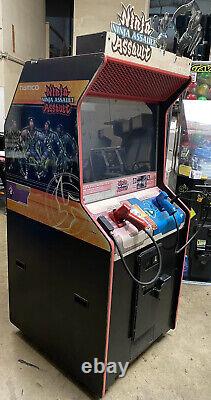 Namco Ninja Assault Arcade Video 2 Players Shooting Gun Game Machine