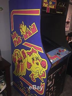 Namco video arcade machine, 20 year reunion cabinet, Ms. Pacman and Galaga