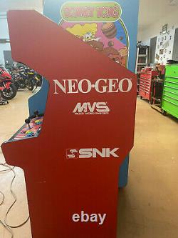 Neo Geo MVS Mini 2 Slot American Cab Cabaret Arcade Machine Extremely Rare