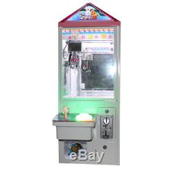 New 110V Mini Toy Claw Crane Game Machine Catch Fun Candy Catcher Coin Acceptor