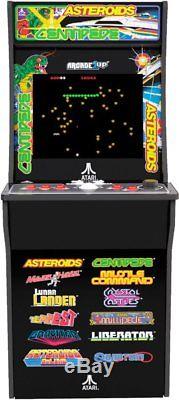 New! Arcade1Up's 12-in-1 Deluxe Edition Arcade Machine with Riser Atari Graphics
