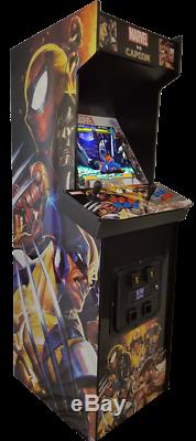 New Full Size 2 Player Arcade Machine 1300 Classic Games-Mortal Kombat-Tekken