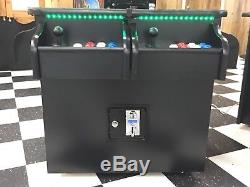 New Multicade Cocktail Arcade Machine with 1,162 Games & 2 Blue LED Trackballs