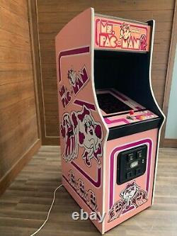 New Pink Ms. PacMan Arcade Machine, Upgraded