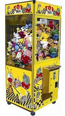 New Toy Taxi Skill Claw Crane Machine With Bill Acceptor 31 Wide Standard Size