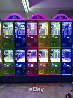 Newest Mini Metal Case 4 player Claw Crane Machine For Sale can be separated 4