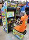 Nickelodeon Nicktoons Racing Arcade Sit Down Driving Racing Video Arcade 27 Lcd