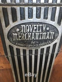 Novelty Merchantman, Art Deco, Vintage Coin Op Claw Machine