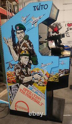 OPERATION THUNDERBOLT ARCADE MACHINE by TAITO 1988 (Excellent Condition)