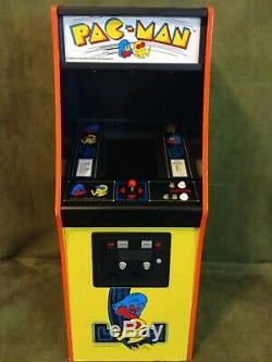 Official Pac-Man 1/4 Scale Arcade Cabinet Machine Mini 16.9 Backlit PacMan Rare