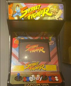 Original 1987 Capcom Street Fighter Arcade Machine Works Great 1000+ Games