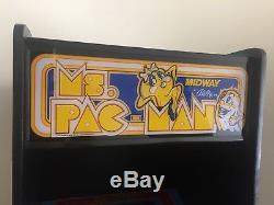 Original Ms Pac-Man Bally Upright Arcade Machine Video Game