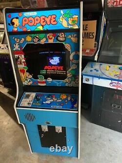 Original Nintendo Popeye Arcade Machine Cabinet 1982