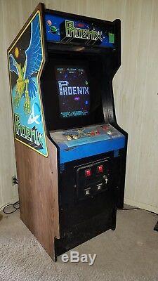 Original Phoenix coin op arcade game. Vintage classic machine. Works Great