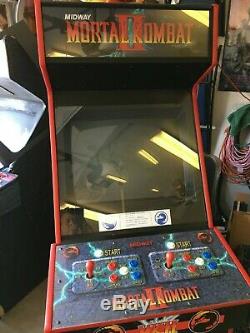 Original Survivor a Dedicated Mortal Kombat II 2 Arcade Game Machine