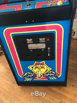 Original Vintage 1982 Midway Ms Pacman Arcade Machine with added 60 in 1 game play
