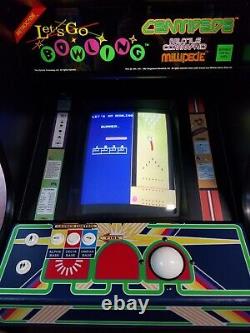 Original arcade machine Missle Command, Centipede, Millipede &Let's Go Bowling