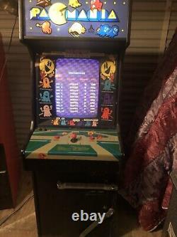 PACMANIA 1987 Ultra RARE Arcade Game Machine Namco ATARI 3-D 80's Original NV