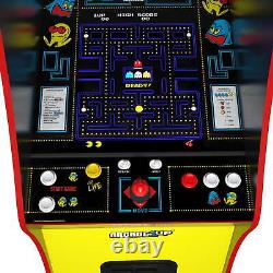 PAC-MAN Deluxe Arcade Game, Built for Your Home, with 5-Foot-Tall Full-Size Stan