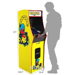 PAC-MAN Deluxe Arcade Game, Built for Your Home, with 5-Foot-Tall Full-Size Stan