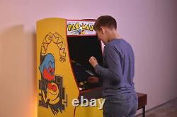 PAC-MAN Deluxe Arcade Game, Built for Your Home, with 5-Foot-Tall Full-Size Stan