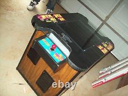 PAC-MAN or Mrs. Restored Original Cocktail Table Video Arcade Game with Warranty