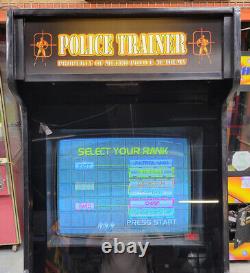 POLICE TRAINER Full Size Arcade Gun Shooting Video Game Machine WORKS GREAT #2