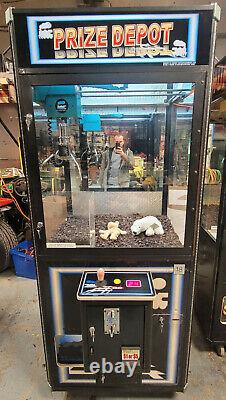 PRIZE DEPOT Claw Crane Prize Redemption Full Size Arcade Machine WORKING! #18