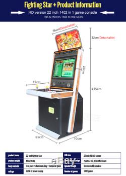 Pandora Box 5s/6 arcade cabinet fighting video game coin pusher game machine