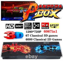 Pandora's Box 6067in1 Game 3D2D Machine Game Box Stick Arcade Classical HD Video