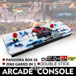 Pandora's Box 6s 2060 in 1 Retro Video Games Arcade Console Machine Double Stick