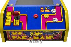 Plays 60 Games Ms. Pac-Man Tabletop Cocktail Arcade Machine with 2 Year warranty