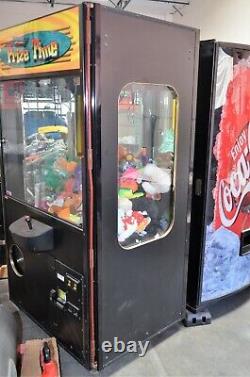 Prize Time Crane Claw Machine Coin Operated Vending Great Condition