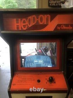 RARE! Sega Gremlin Head On Arcade Machine