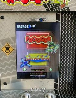 Rare Arcade1Up Frogger 2-in-1 Countercade Tabletop Home Arcade Machine Game New