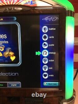 Rare JVL Retro Countertop Multi Game Arcade Machine Touch Screen 100s of Games