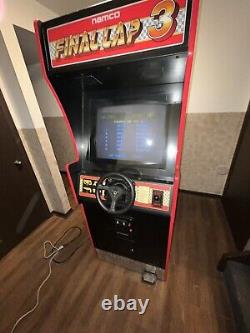 Rare NAMCO final lap 3 arcade Machine